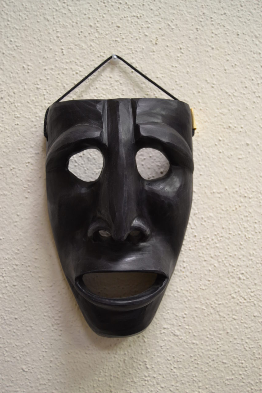 Maschera Mamuthones in legno